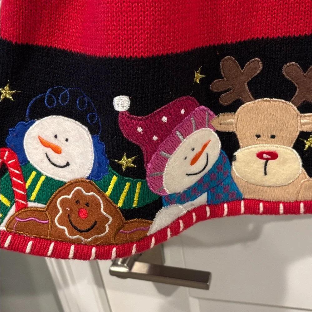 Studio Joy Womens Cardigan Christmas Sweater 1X - Picture 5 of 7